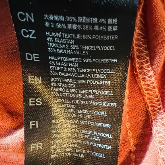 KUHL WOMEN’S CUTE BURNT ORANGE V-NECK T-SHIRT SIZE XS - Picture 5 of 11